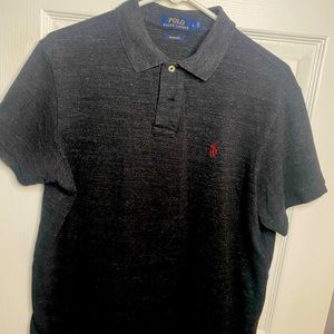 Ralph Lauren Polo custom fit SZ large dark grey